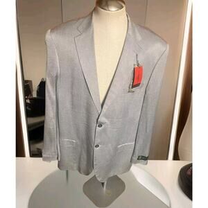 NWT Pronto Moda Elite Brown Blazer/ Suit Jacket Sport Coat Sz:46L